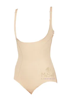 2656 Open Bust Firm Bodysuit