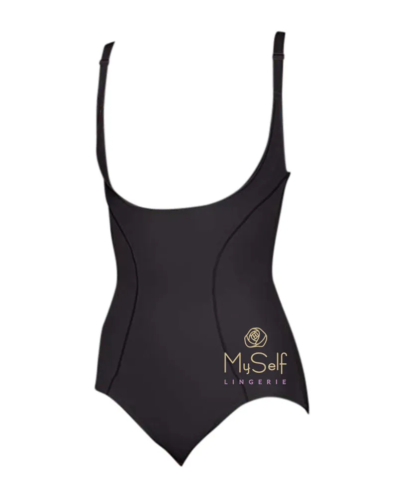 2656 Open Bust Firm Bodysuit