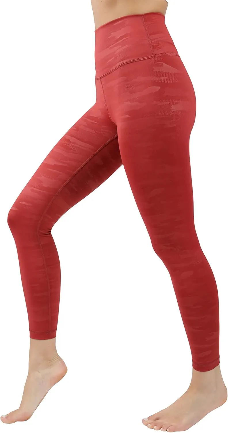90 Degree By Reflex High Waist Tummy Control Squat Proof Ankle Length Printed Leggings