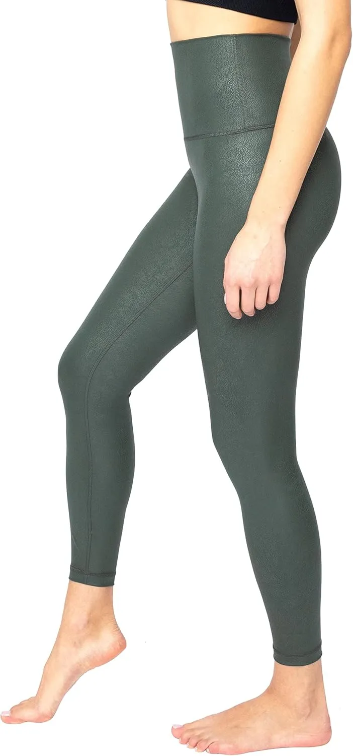 90 Degree By Reflex High Waist Tummy Control Squat Proof Ankle Length Printed Leggings