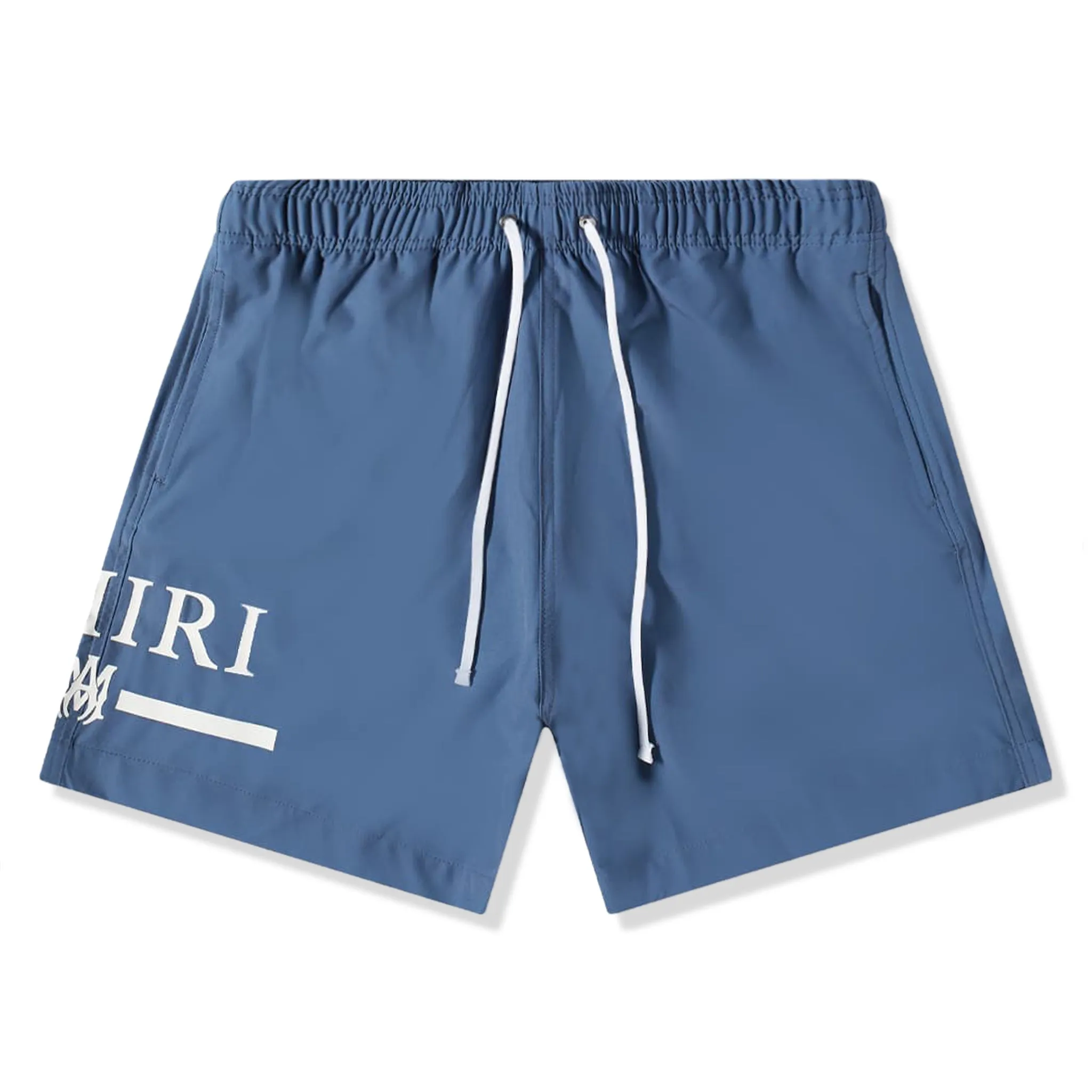 Amiri Ma Bar Blue Swim Shorts