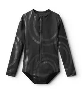 circle long sleeved swimsuit