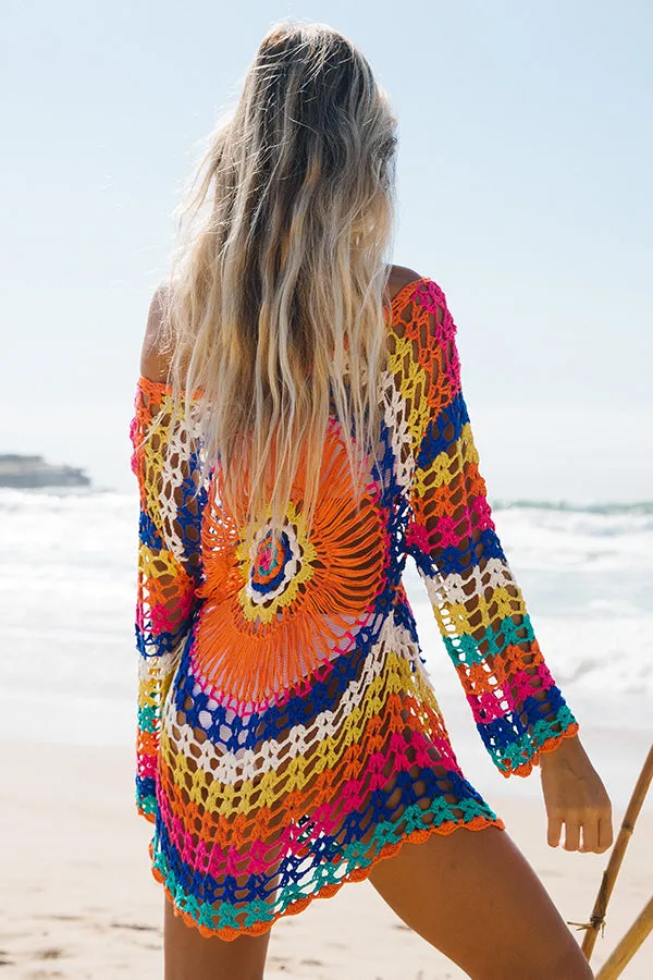 Colorful Sun Protection Swimsuit Cover Up