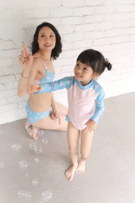 Coral Girls' Long Sleeve Swimsuit (Sale)