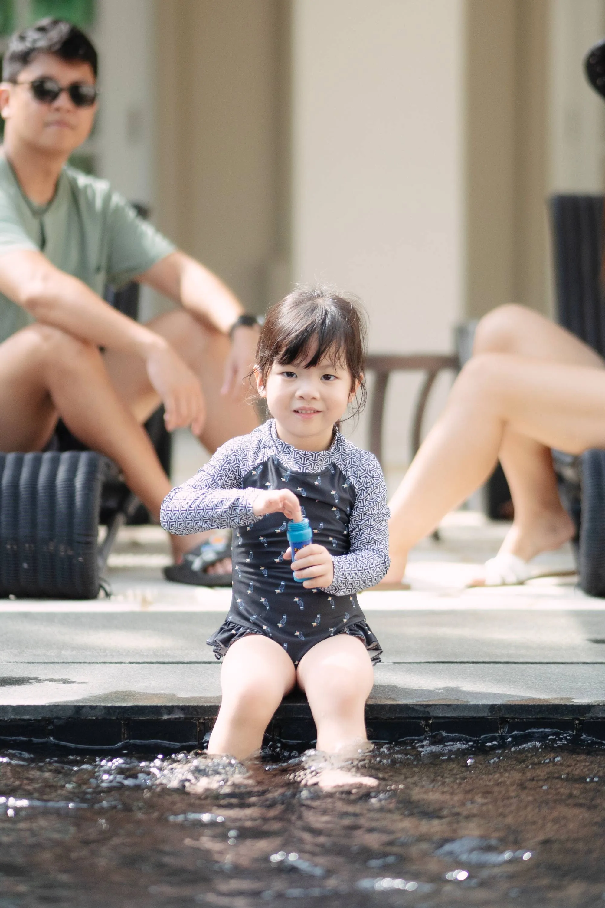 Coral Girls' Long Sleeve Swimsuit (Sale)