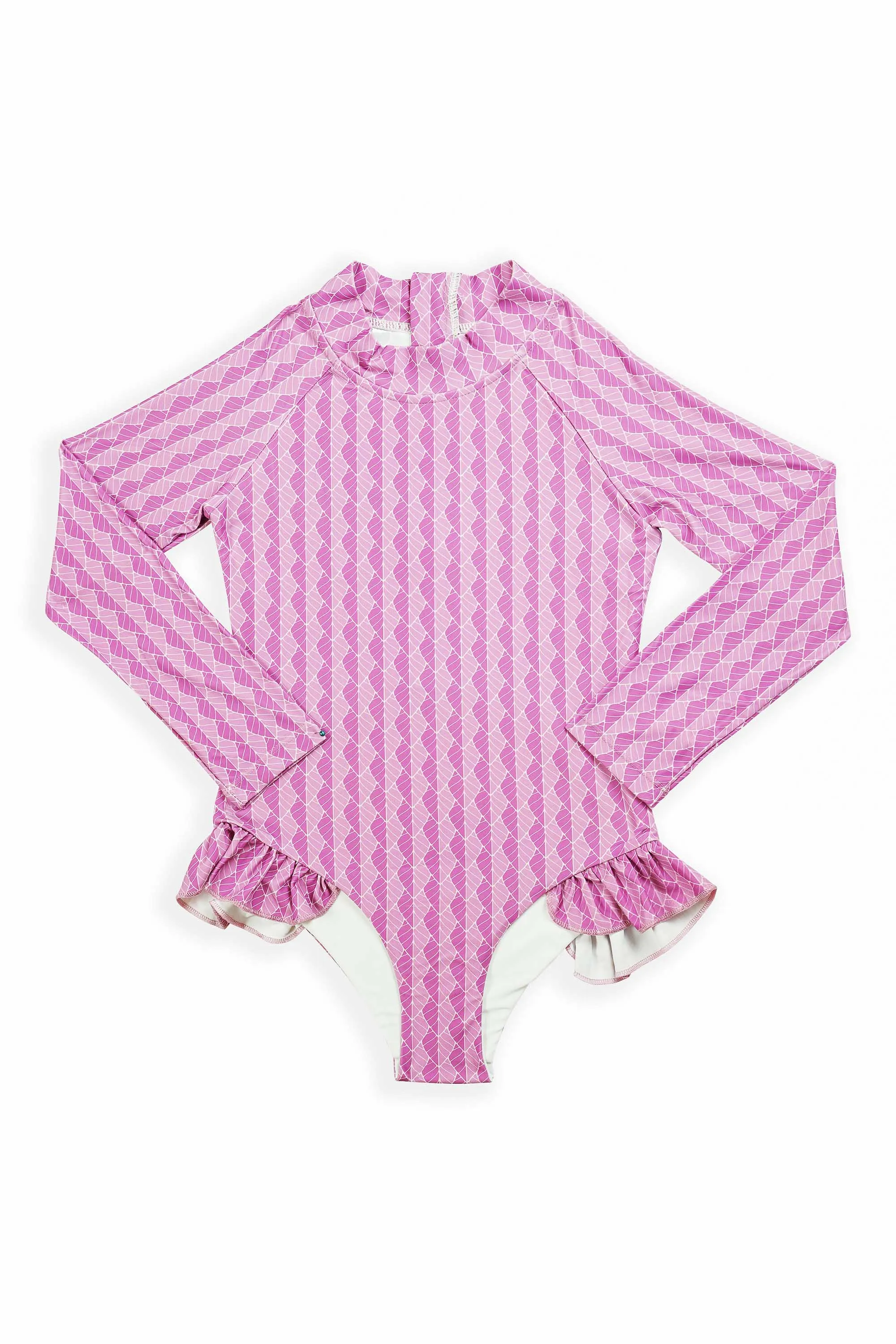 Coral Girls' Long Sleeve Swimsuit (Sale)