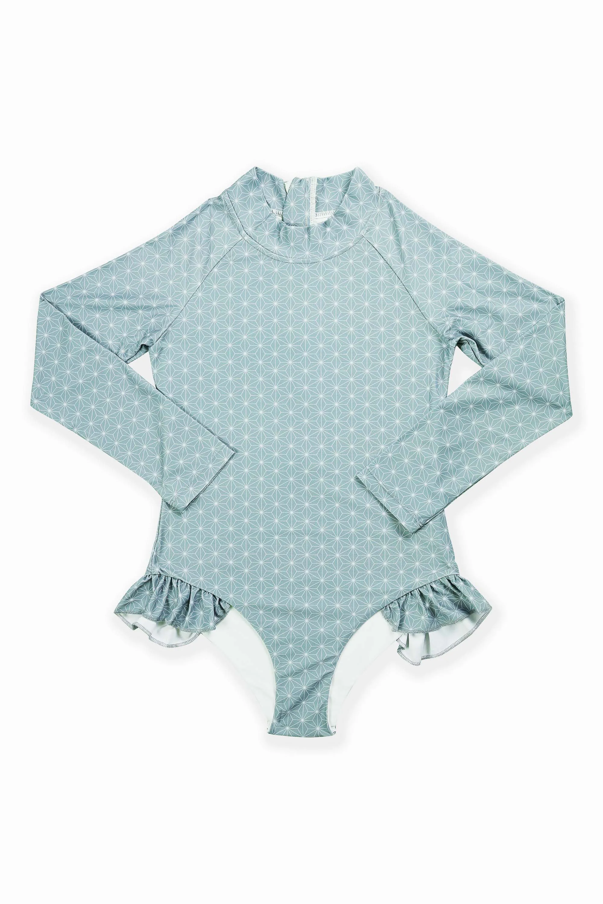 Coral Girls' Long Sleeve Swimsuit (Sale)