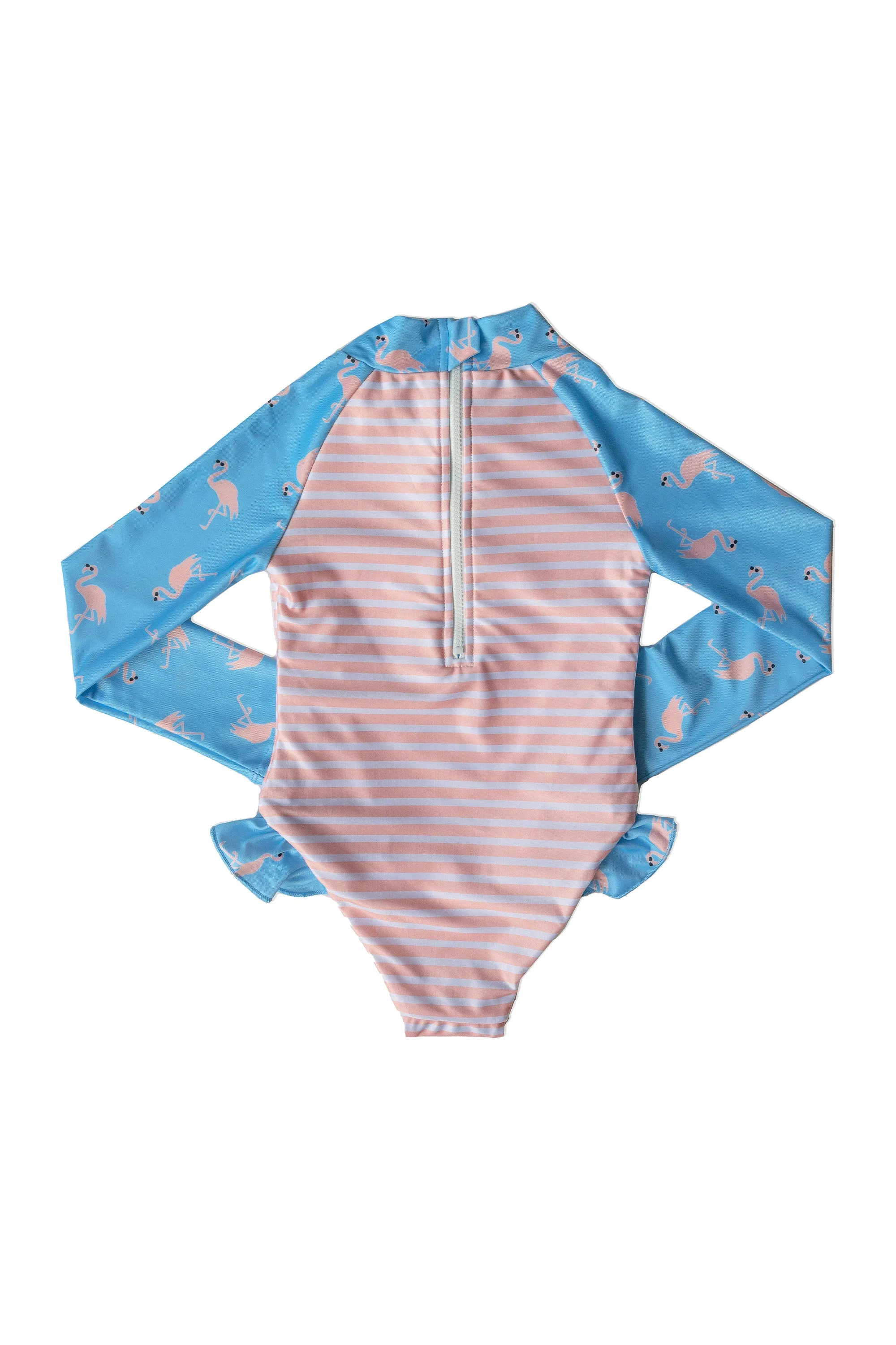 Coral Girls' Long Sleeve Swimsuit (Sale)