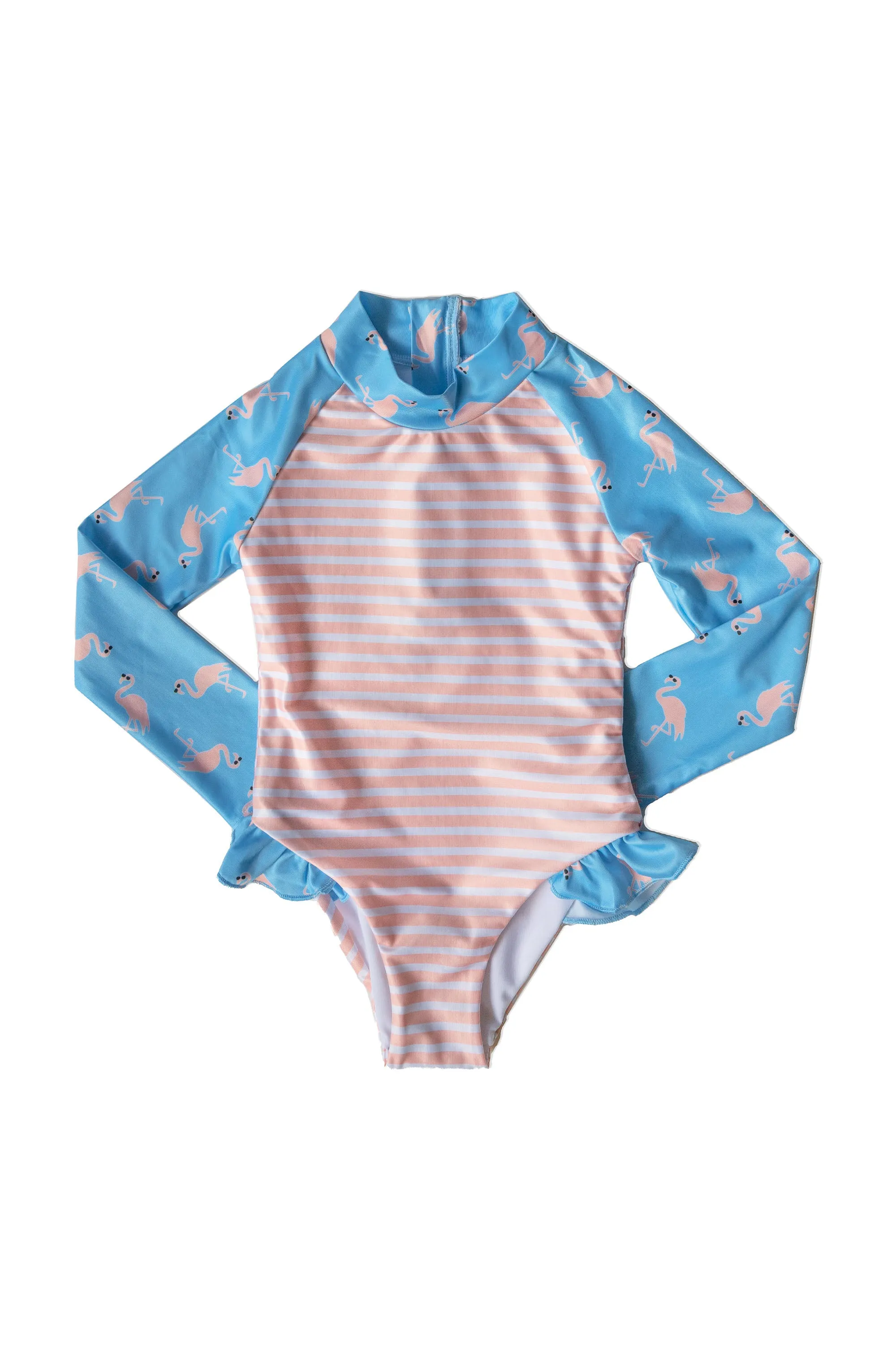 Coral Girls' Long Sleeve Swimsuit (Sale)