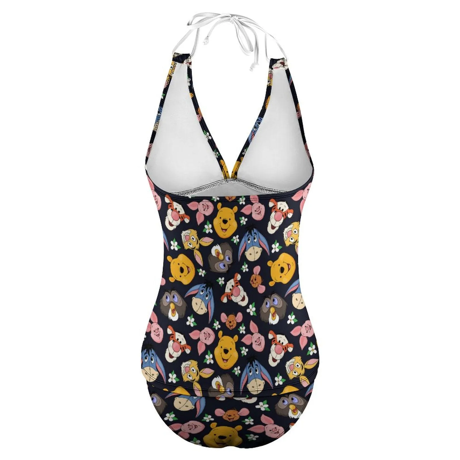 Disney Winnie The Pooh Hundred Acre Wood Friends Women's Split Swimsuit