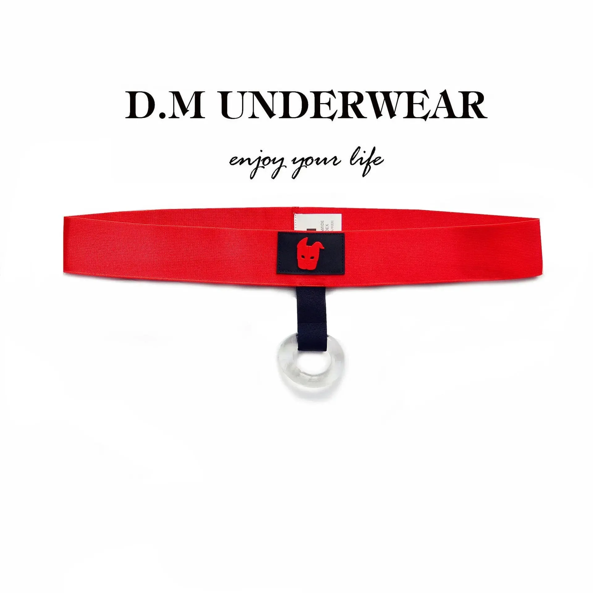 D.M Low waist lifting ring thongs for men