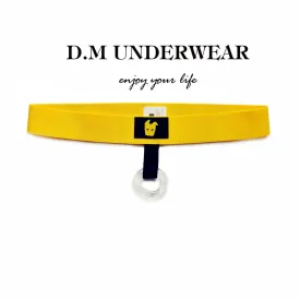D.M Low waist lifting ring thongs for men