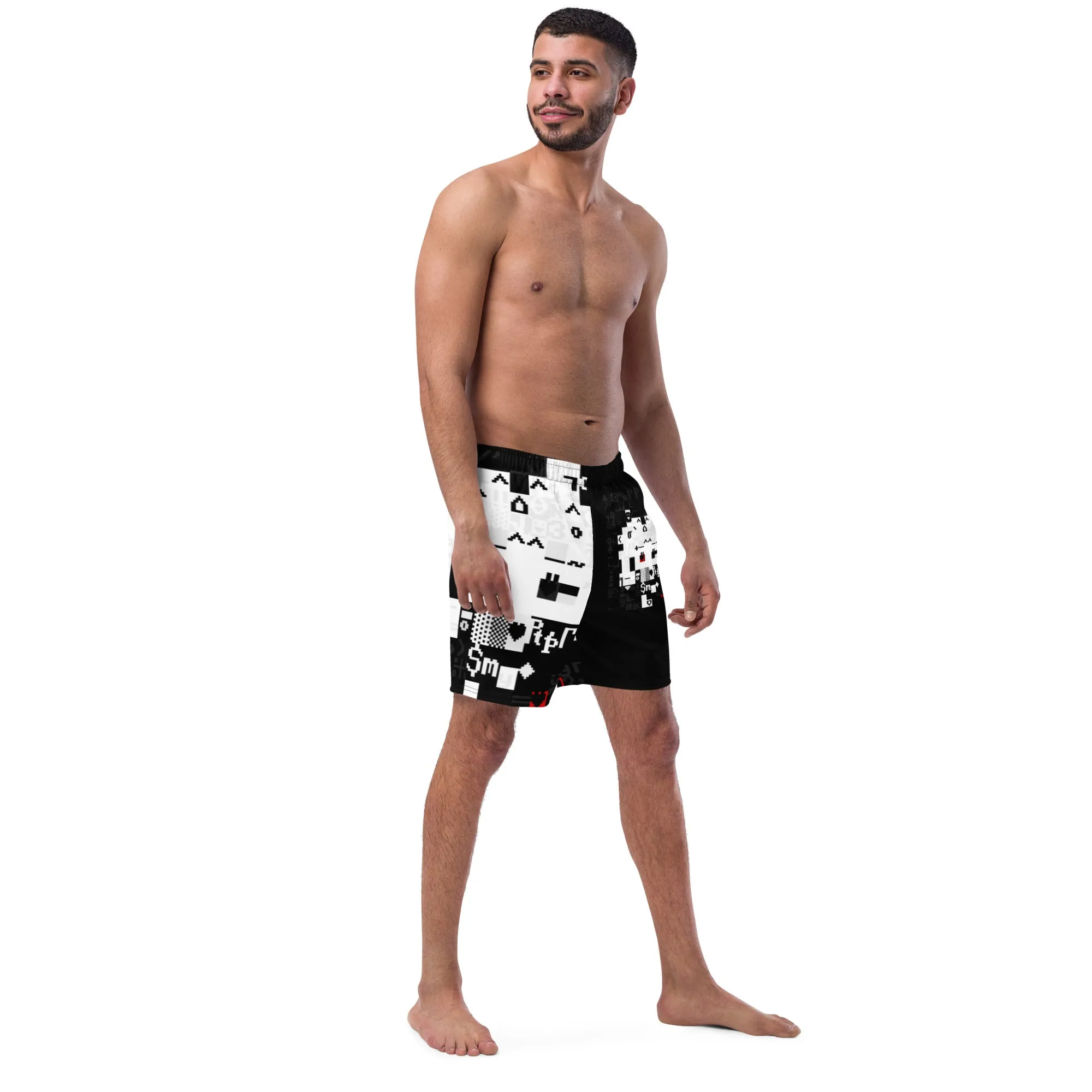 Dos Punks 617- Remixed- Full Printed Men's swim trunks