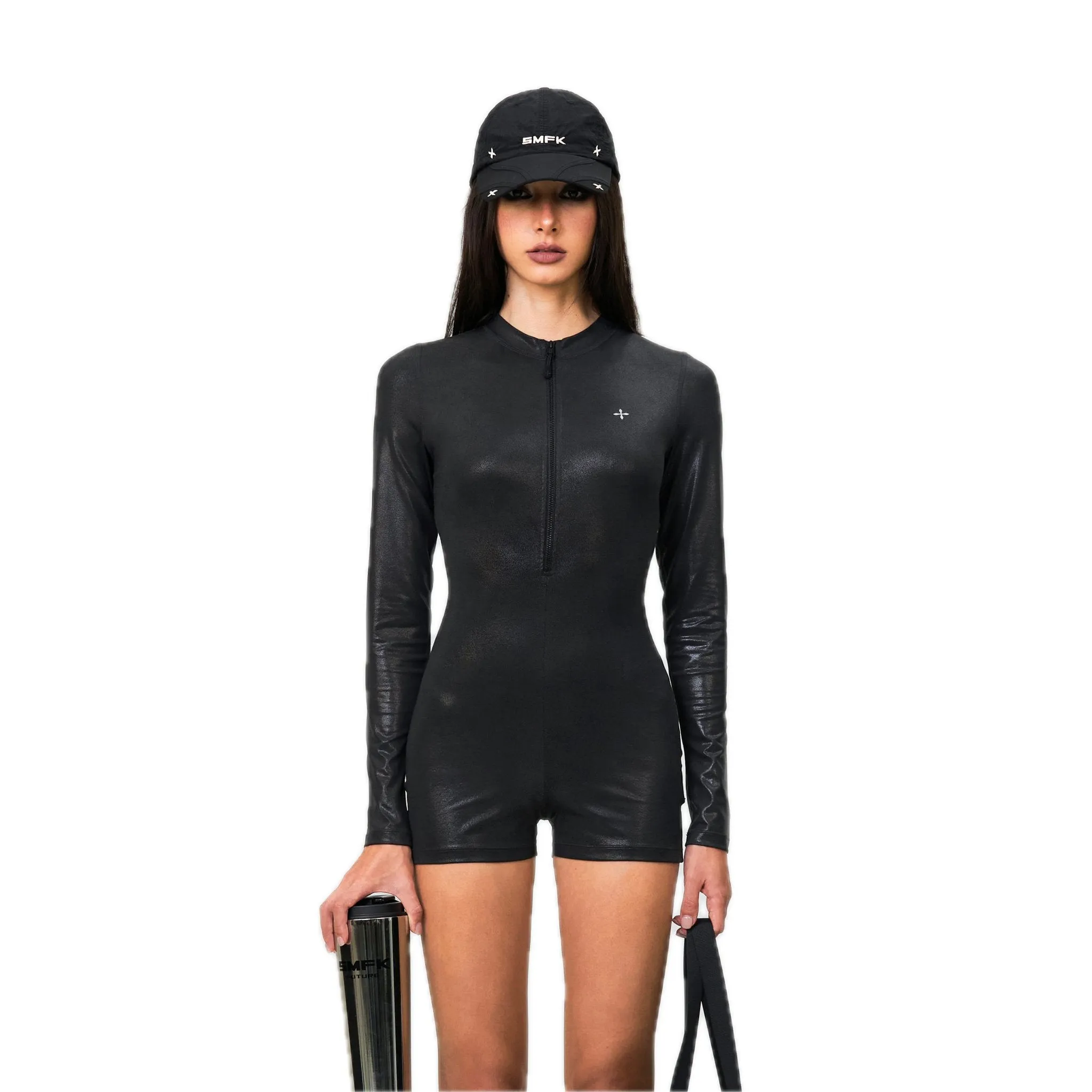 FUTURE Wave Mindful Body Shaping Shorts Suit Black