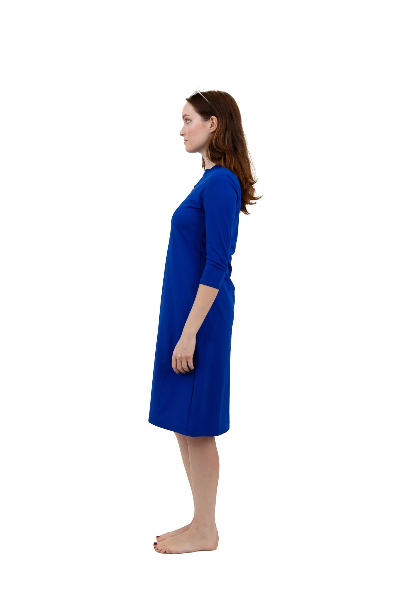 Half-Zip Swim Dress