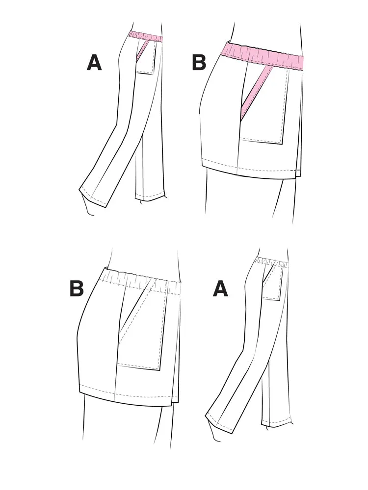 Jalie Pattern 3243 - Women's pull-on pants