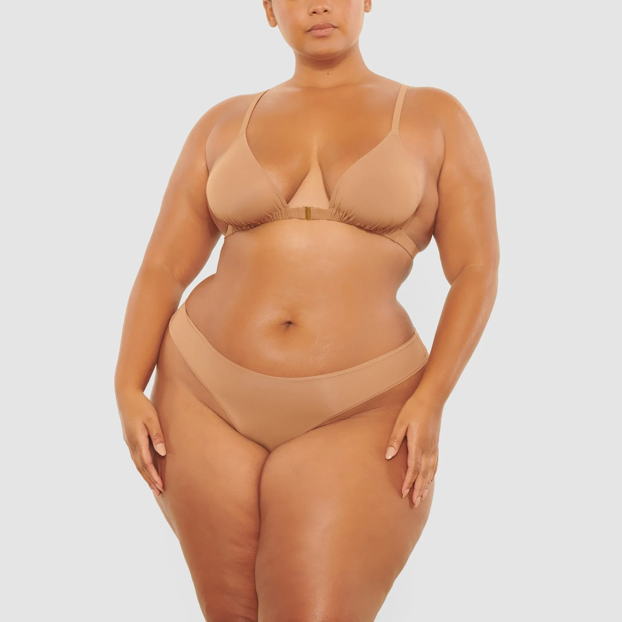 JELLY SHEER DIPPED THONG | SIENNA