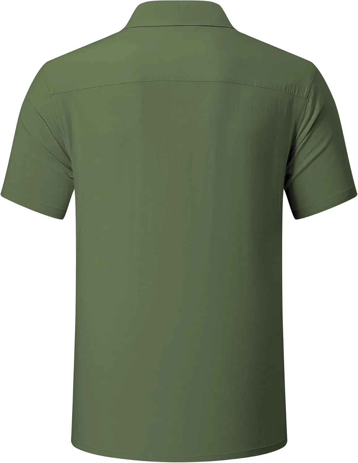 JMIERR Mens Linen Shirts Casual Short Sleeve Button Down Shirts Wrinkle Free Vacation Beach Summer Tops