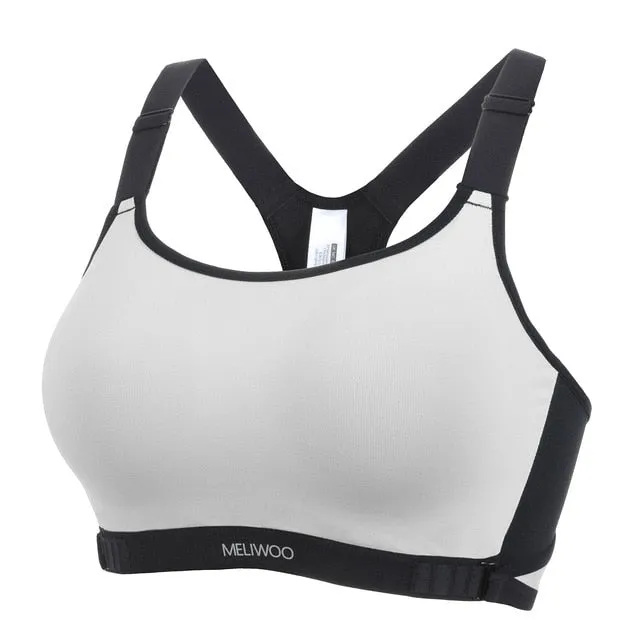 Melo Full Coverage Wireless Racerback Sports Bra