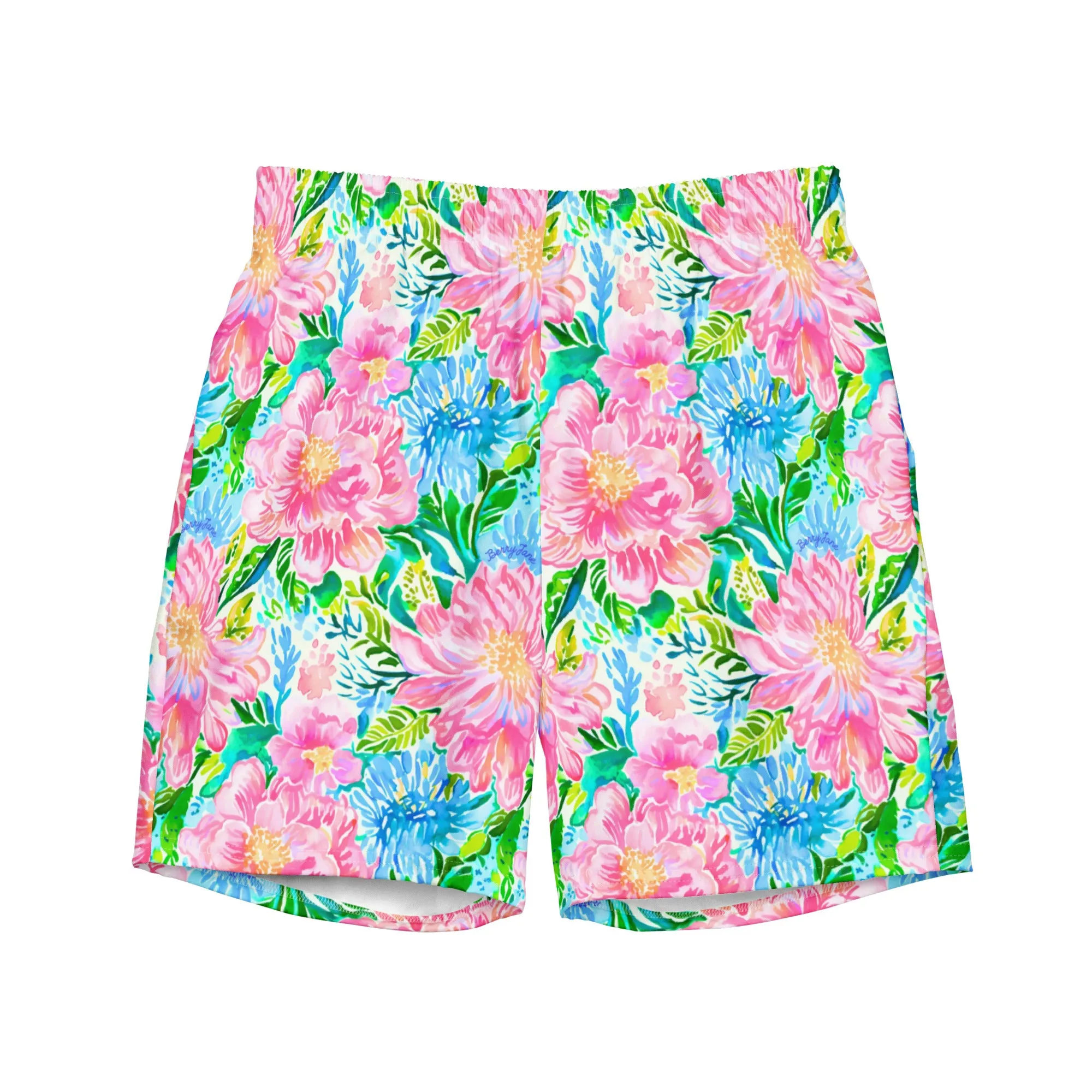 Men's 6.5" UPF50  Recycled Swim Trunks, Preppy Floral