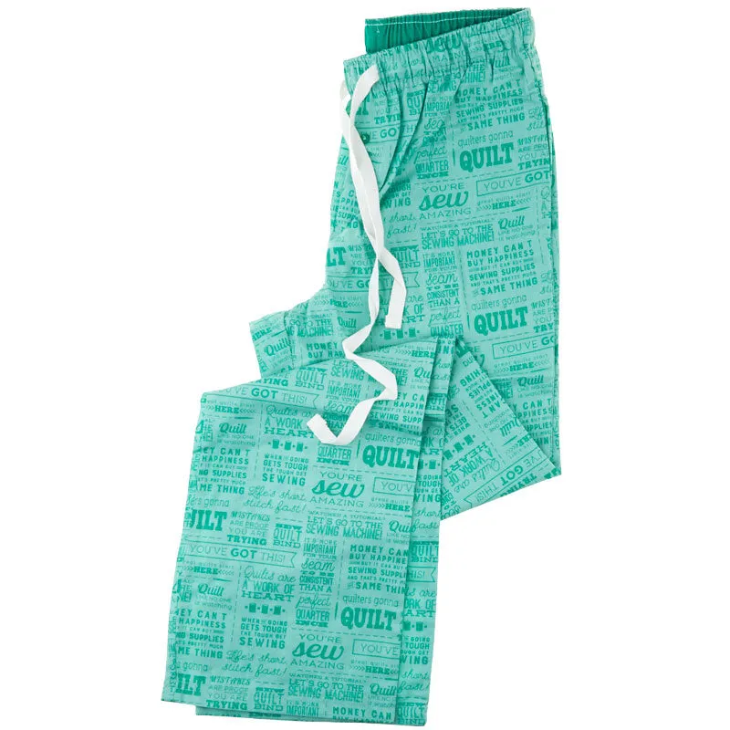 Missouri Star Pajama Bottoms - Jenny's Sayings XL