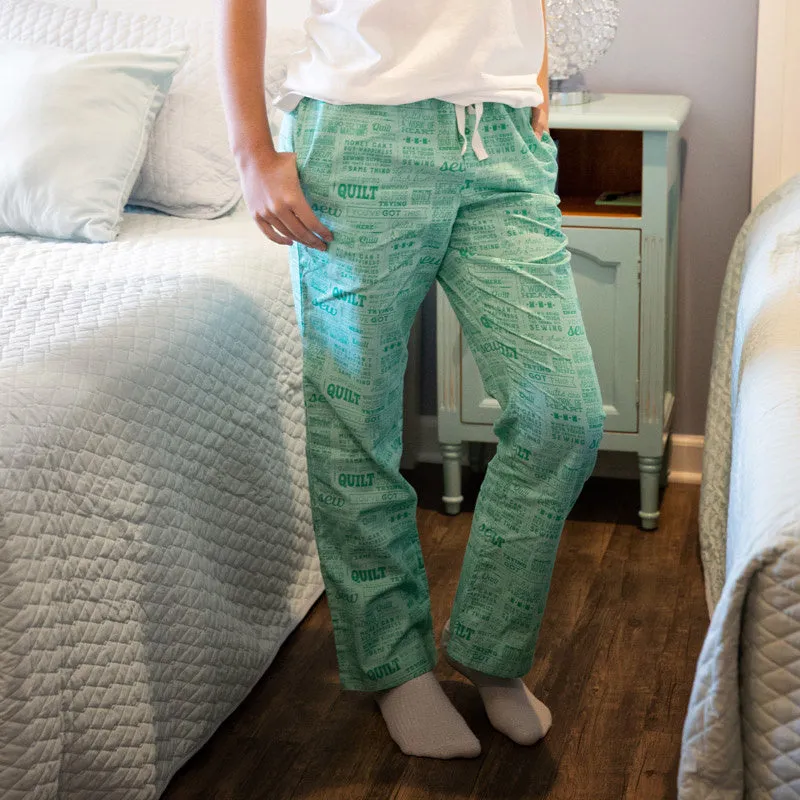 Missouri Star Pajama Bottoms - Jenny's Sayings XL