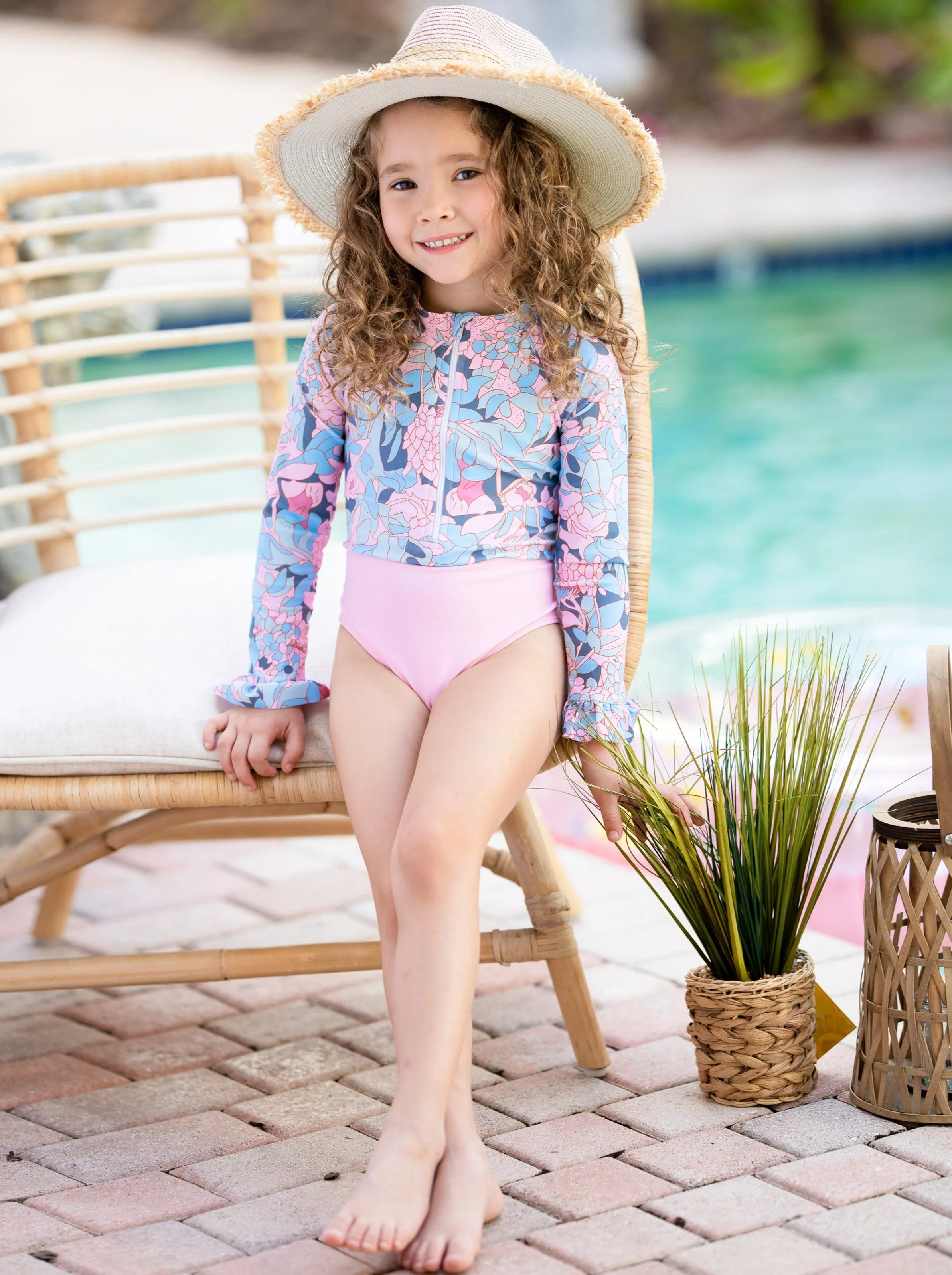 More Swim Rash Guard One Piece Swimsuit