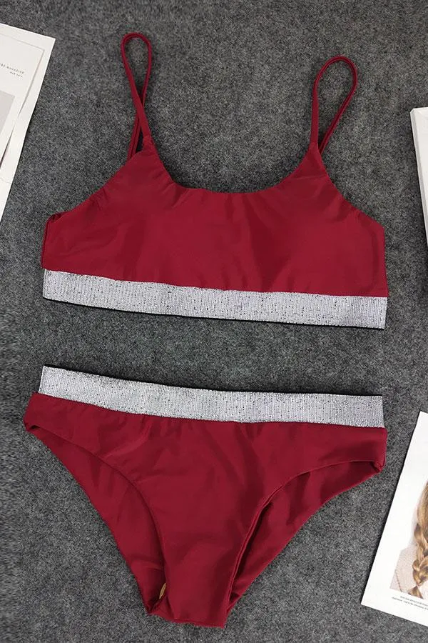 Patchwork Flattering High Waisted Bikini