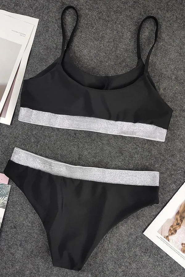 Patchwork Flattering High Waisted Bikini