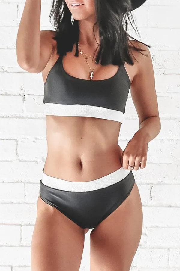 Patchwork Flattering High Waisted Bikini