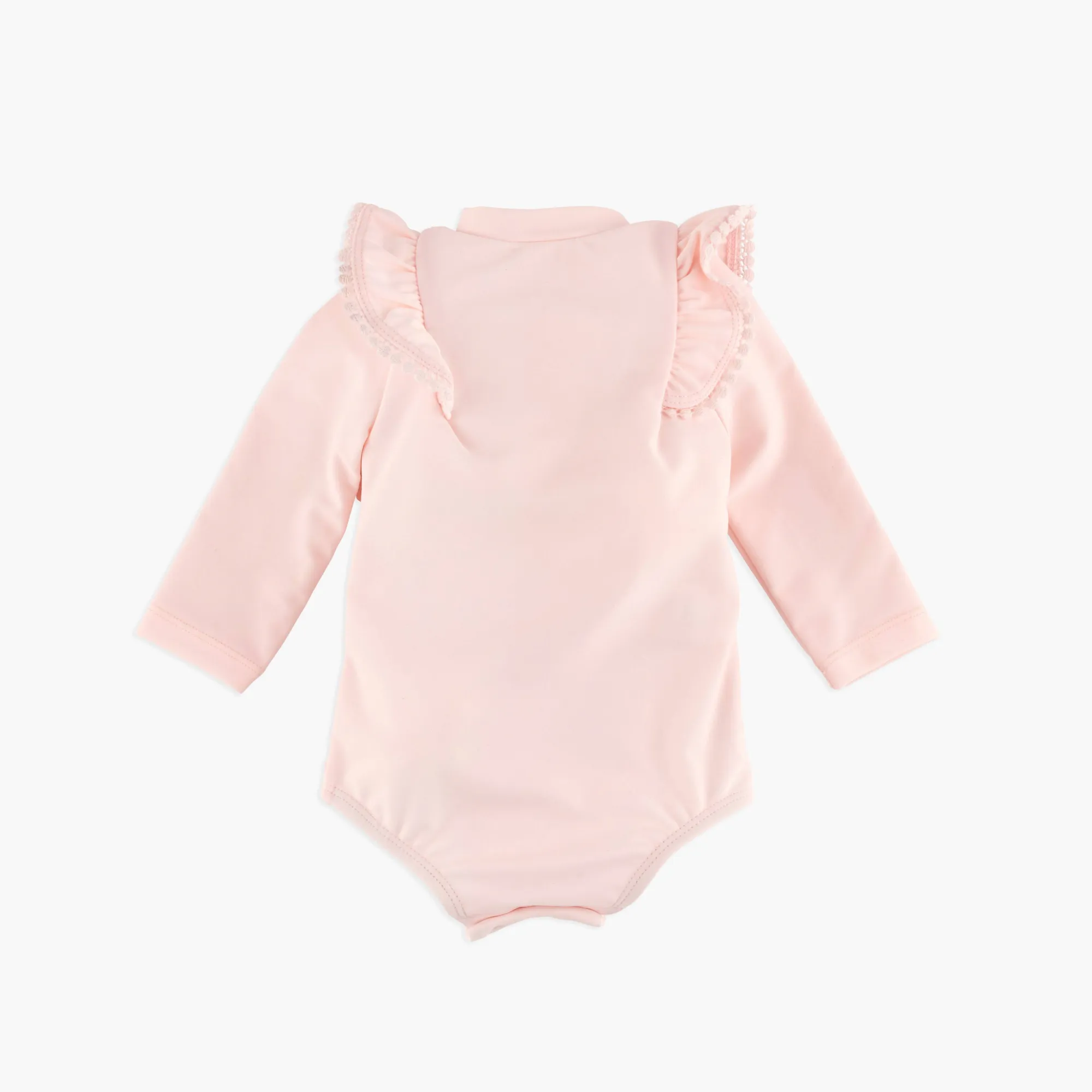 Pink Long Sleeve Swimsuit