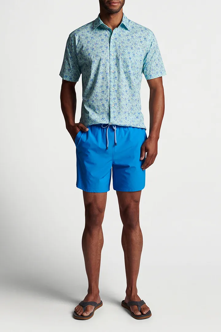 SPORT FISHING MAGIC PRINT SWIM TRUNK - BLUE MARLIN