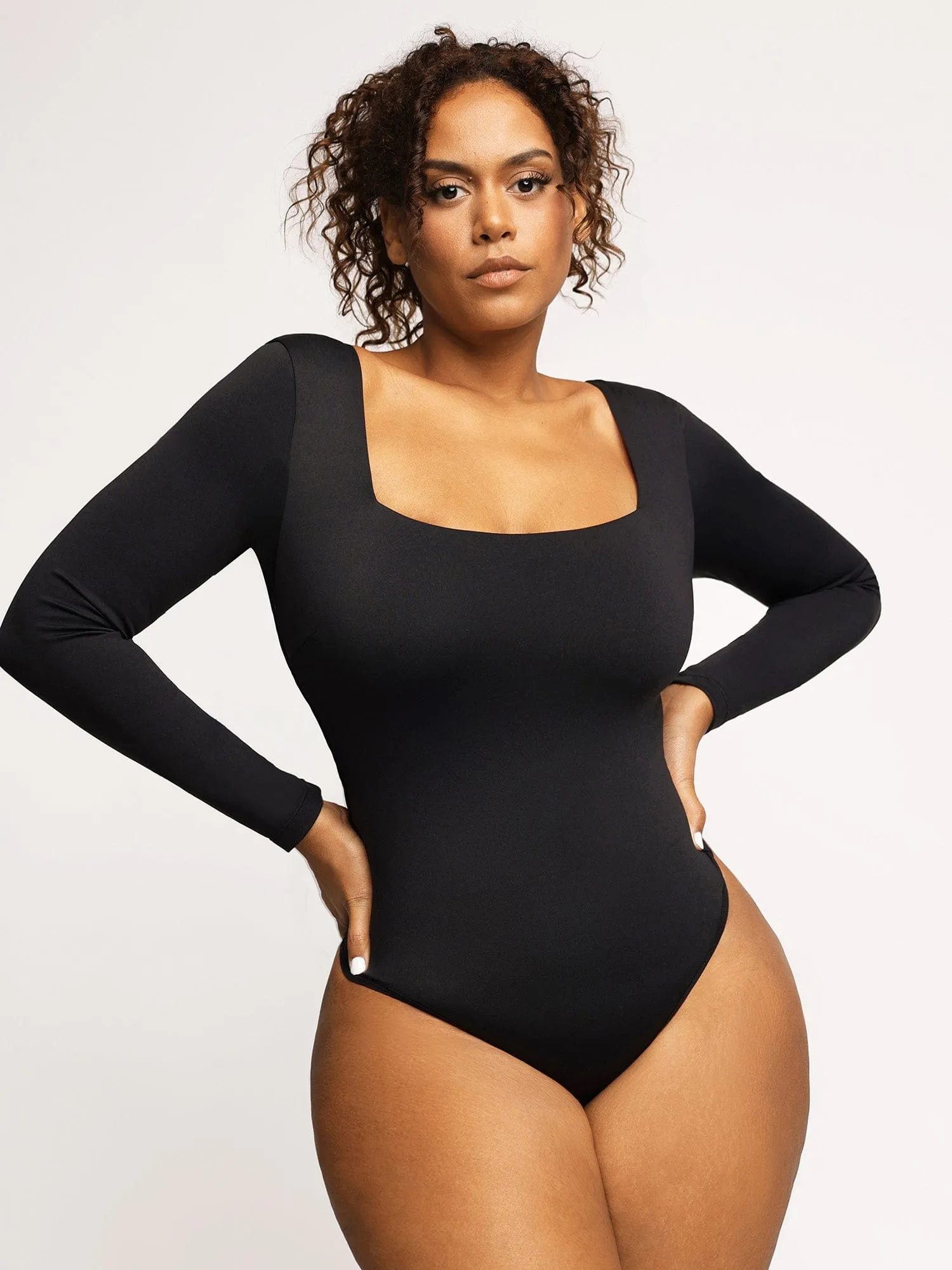 The Shapewear Bodysuits Square Neck Thong
