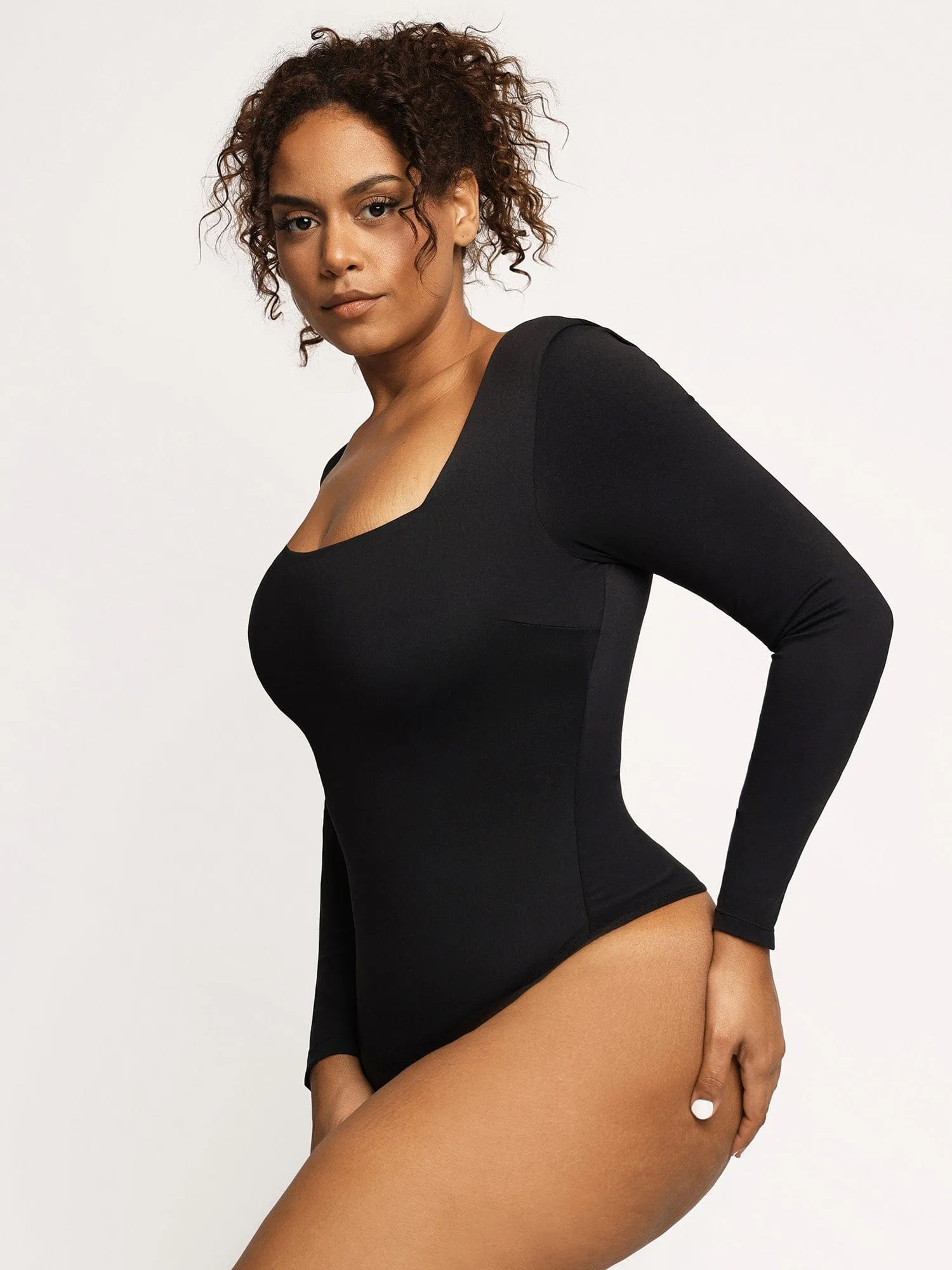 The Shapewear Bodysuits Square Neck Thong