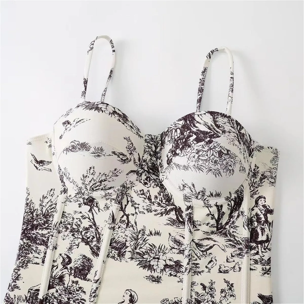 Women Sexy One Piece Swimsuit with Cover up Set High Waisted Beach Wrap Skirt Two Piece Bathing Suit